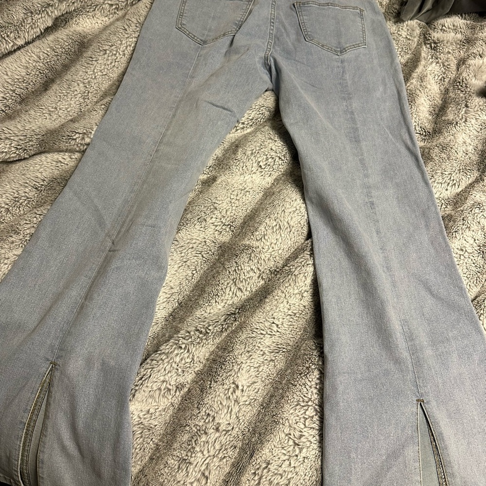 Light Blue Flared Jeans